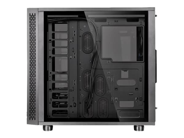 Thermaltake View 31 TG - ARGB Edition - tower - ATX - genomskinlig sidopanel (härdat glas) - ingen strömförsörjning (PS/2) - svart - USB/ljud