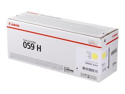 Canon 059 H - Høykapasitets - gul - original - tonerpatron - for i-SENSYS LBP852Cx; Satera LBP851C, LBP852Ci