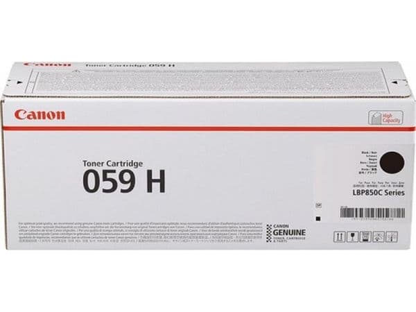 Canon 059 H - Hög kapacitet - svart - original - tonerkassett - för i-SENSYS LBP852Cx; Satera LBP851C, LBP852Ci