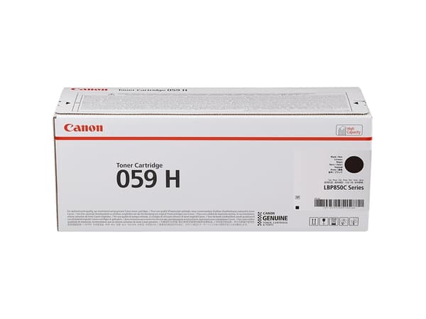 Canon 059 H - Hög kapacitet - svart - original - tonerkassett - för i-SENSYS LBP852Cx; Satera LBP851C, LBP852Ci