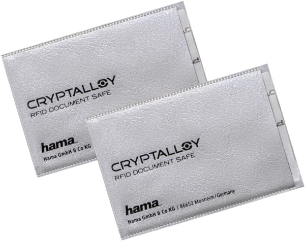 Hama 00105354, Silver, 1 kort, 2 styck