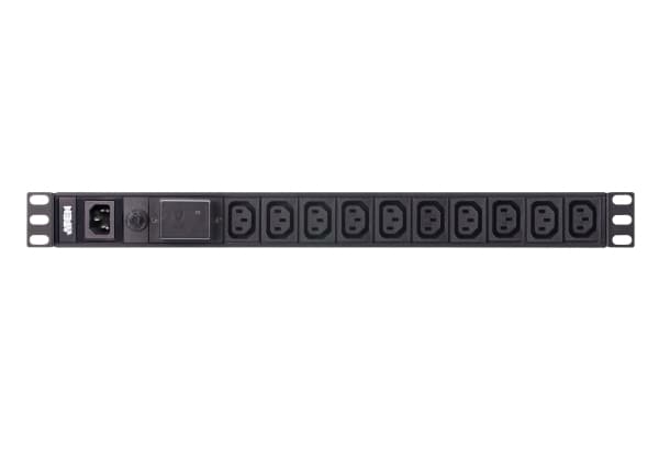 ATEN Basic PDU PE0110SG-AT-G - Strømfordelerenhet (kan monteres i rack) - AC 100-240 V - 2400 VA - inngang: IEC 60320 C14 - utgangskontakter: 10 (10