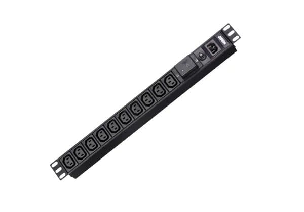 ATEN Basic PDU PE0110SG-AT-G - Strømfordelerenhet (kan monteres i rack) - AC 100-240 V - 2400 VA - inngang: IEC 60320 C14 - utgangskontakter: 10 (10 Sort