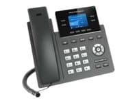 Grandstream Networks GRP2612W, IP Phone, Musta, Johdollinen puhelin, Kanavansisäinen, Out-of band, SIP-tiedot, Valvoja, Käyttäjä, 2 linjat