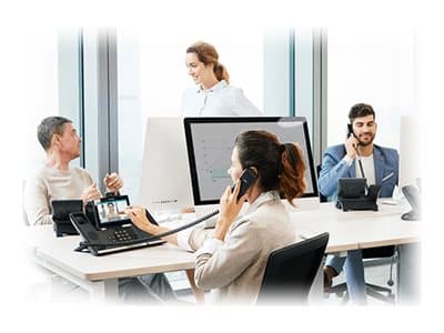 Yealink VP59 - IP-videotelefon - med digitalkamera, Bluetooth-grensesnitt med anrops-ID - IEEE 802.11a/b/g/n/ac (Wi-Fi) / Bluetooth 4.2 - 5-veis anro