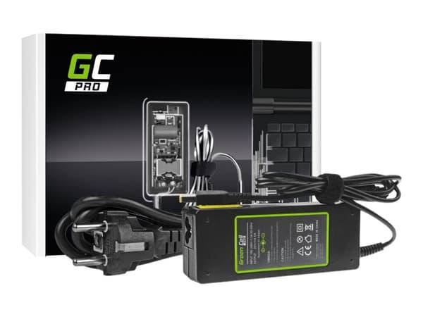 Green Cell AD39AP, Kannettava tietokone, Sisätila, 100 - 240 V, 50 - 60 Hz, 90 W, 20 V musta