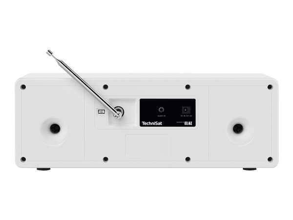 TechniSat DigitRadio 4 C - DAB-radio - 2 x 10 watt - hvit