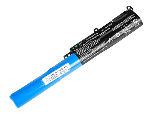 Green Cell - Batteri til bærbar PC (tilsvarer: ASUS A31N1601) - litiumion - 3-cellers - 2200 mAh - svart - for ASUS R541; VivoBook Max F541; X541