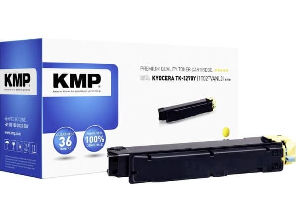 KMP K-T88 - 105 g - gul - kompatibel - tonerpatron (alternativ for: Kyocera TK-5270Y) - for Kyocera ECOSYS M6230, M6630, P6230