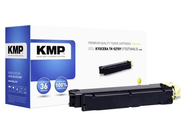 KMP K-T88 - 105 g - gul - kompatibel - tonerpatron (alternativ for: Kyocera TK-5270Y) - for Kyocera ECOSYS M6230, M6630, P6230
