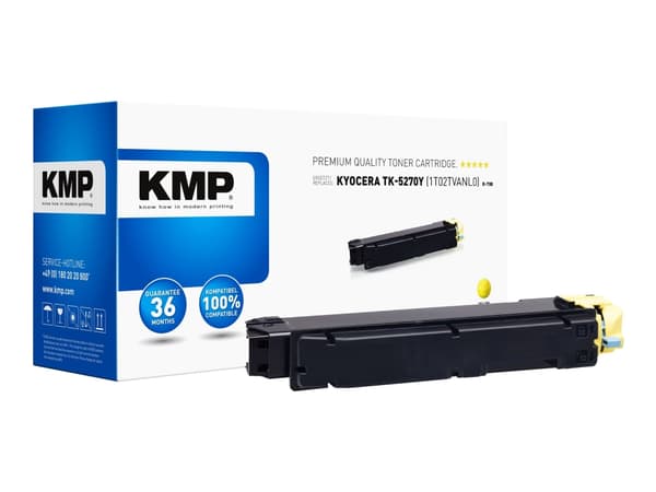 KMP K-T88 - 105 g - gul - kompatibel - tonerpatron (alternativ for: Kyocera TK-5270Y) - for Kyocera ECOSYS M6230, M6630, P6230