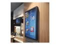 Miniatyrbilde 4 av 5: HI-ND Wall Casing PROTECT 43" Portrait - Monteringssett (hylster) - for LCD-skjerm - polykarbonat, pulverbelagt metall - svart, RAL 9005 - skjermstør