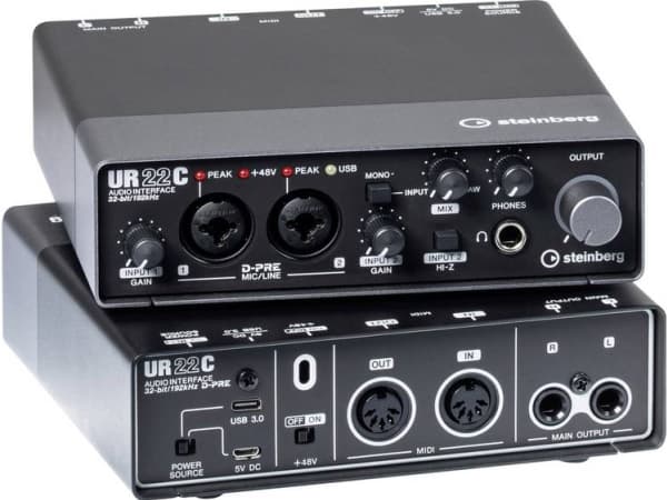 Audio interface Steinberg UR22C Inkl. software