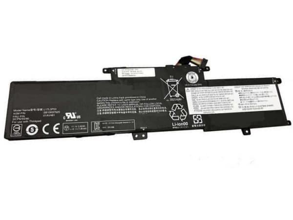 CoreParts - Batteri til bærbar PC (tilsvarer: Lenovo 01AV482, Lenovo 01AV481, Lenovo 01AV483) - litiumion - 4050 mAh - 45 Wh - svart - for Lenovo Thi