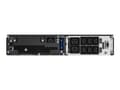 Miniatyrbilde 2 av 5: APC Smart-UPS On-Line SRT3000UXI-LI - UPS (rackmonterbar/ekstern) - AC 220/230/240 V - 2700 watt - 3000 VA - 12 Ah - USB, serial - utgangskontakter: