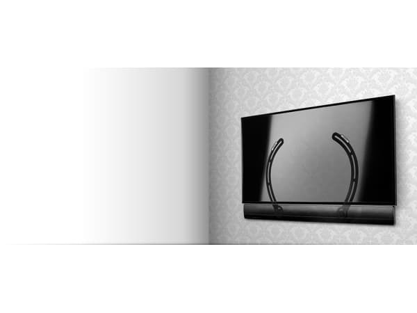 One For All WM 5211 - Monteringssats (2 soundbar-konsoler) - för soundbar - skärmstorlek: 32"-84" - på platt panel, på botten av platt panel