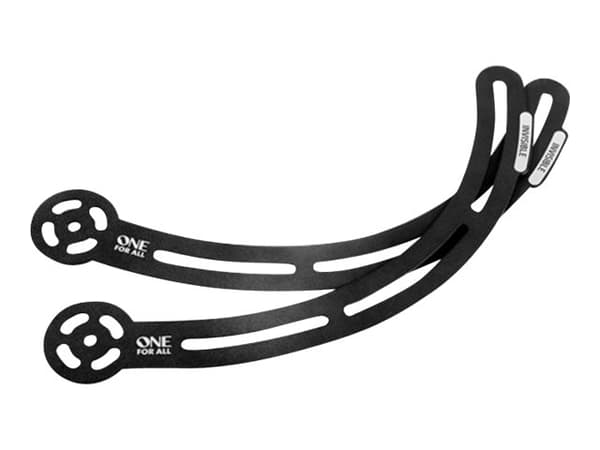 One For All WM 5211 - Monteringssats (2 soundbar-konsoler) - för soundbar - skärmstorlek: 32"-84" - på platt panel, på botten av platt panel Svart