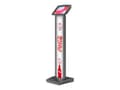 Miniatyrbilde 4 av 5: Compulocks iPad 10.2" Space Enclosure Brandable Floor Stand - Kiosk - Tyverisikker - for nettbrett - låsbar - høyverdig aluminium - svart - skjermstø