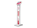 Miniatyrbilde 2 av 5: Compulocks iPad 10.2" Space Enclosure Brandable Floor Stand - Kiosk - Tyverisikker - for nettbrett - låsbar - høyverdig aluminium - svart - skjermstø