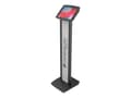 Miniatyrbilde 1 av 5: Compulocks iPad 10.2" Space Enclosure Brandable Floor Stand - Kiosk - Tyverisikker - for nettbrett - låsbar - høyverdig aluminium - svart - skjermstø