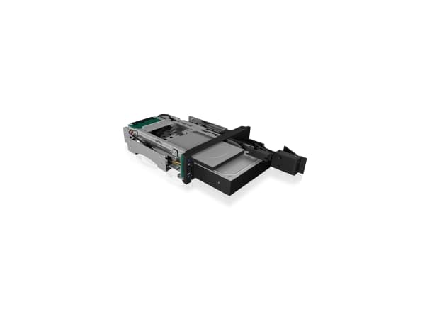 RaidSonic IB-173SSK, HDD/SSD kabinett, 2,5/3,5", SAS, SATA, 6 Gbit/sek., Hot-swap, Sort