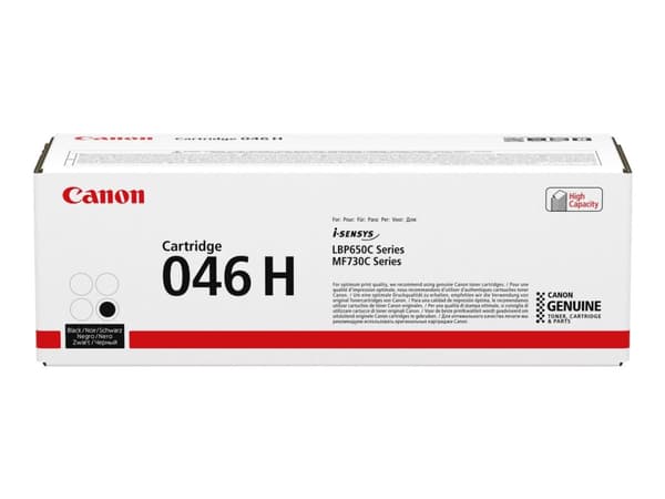 Canon 046 H - Høykapasitets - svart - original - tonerpatron - for imageCLASS LBP654, MF731, MF733, MF735; i-SENSYS LBP653, LBP654, MF732, MF734, MF7