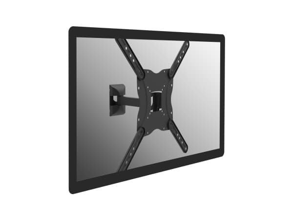 Equip 650406, 139,7 cm (55"), 75 x 75 mm, 400 x 400 mm, -14 - 5°, Stål, Svart