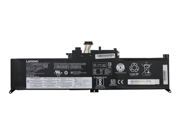 Simplo - Akku tietokoneen akkuun - Litiumion - 4-soluinen - 3340 mAh - 51 Wh - FRU - ThinkPad X380 Yoga 20LH, 20LJ; ThinkPad Yoga 370 20JH, 20JJ; Thi