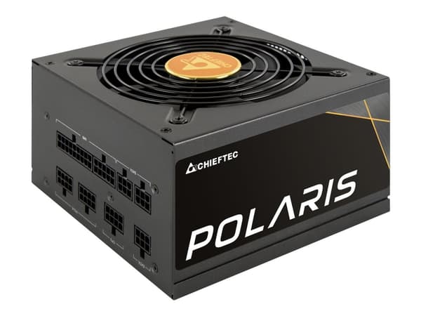 Chieftec Polaris Series 750W - Strømforsyning (intern) - ATX12V 2.4/ EPS12V - 80 PLUS Gold - AC 100-240 V - 750 watt - aktiv PFC