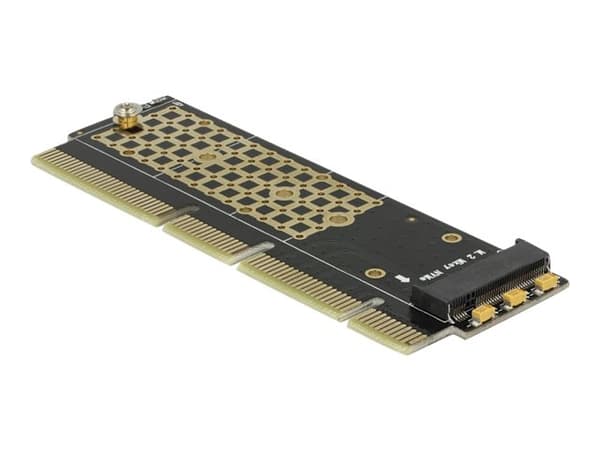 Delock PCI Express x16 (x4 / x8) Card to 1 x NVMe M.2 Key M for Server - Diskkontroller - 1 Kanal - M.2 Card - PCIe 3.0 x16 Sort