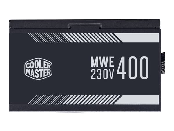 Cooler Master MWE White V2 400 - Strømforsyning (intern) - ATX12V 2.52/ EPS12V - 80 PLUS - AC 230 V - 400 watt - aktiv PFC - Europa