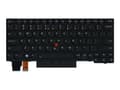 Miniatyrbild 1 av 4: Lite-On - Ersättningstangentbord för bärbar dator - med Trackpoint - bakgrundsbelyst - QWERTY - USA med eurosymbol - FRU - för ThinkPad X280 20KE, 20