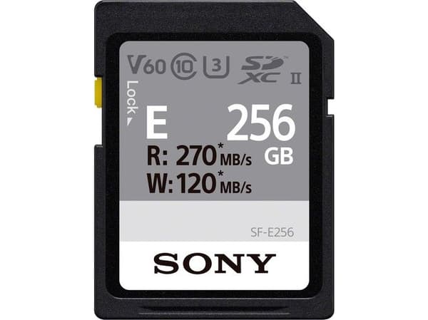 Sony SF-E Series SF-E256 - Flashminnekort - 256 GB - UHS-II U3 / Class10 - SDXC UHS-II