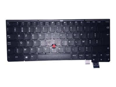 Darfon - Ersättningstangentbord för bärbar dator - med Trackpoint - QWERTY - belgisk - FRU, CRU - Tier 2