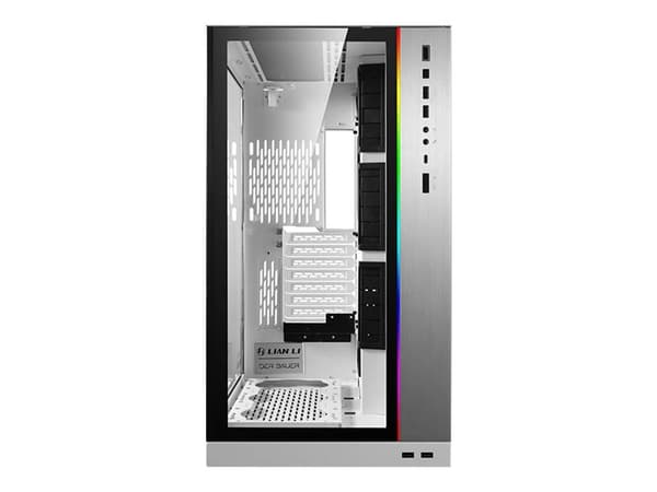 Lian Li O11Dynamic XL, Midi Tower, PC, Valkoinen, ATX, EATX, ITX, mikro ATX, Alumiini, SGCC, Karkaistu lasi, Pelaaminen