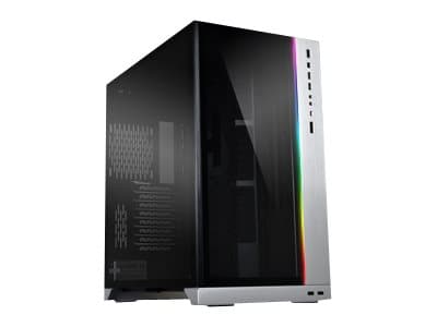 Lian Li O11D XL - ROG Certified Edition - tower - utökad ATX - genomskinlig sidopanel (härdat glas) - ingen strömförsörjning - vit - USB/ljud Vit
