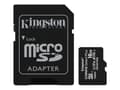 Miniatyrbild 1 av 5: Kingston Canvas Select Plus - Flash-minneskort (adapter, microSDHC till SD inkluderad) - 16 GB - A1 / Video Class V10 / UHS Class 1 / Class10 - micro