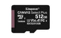 Miniatyrbild 2 av 5: Kingston Canvas Select Plus - Flash-minneskort (microSDXC till SD-adapter inkluderad) - 512 GB - A1 / Video Class V30 / UHS Class 3 / Class10 - mikro