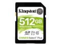 Miniatyrbild 1 av 5: Kingston Canvas Select Plus - Flash-minneskort - 512 GB - Video Class V30 / UHS-I U3 / Class10 - SDXC UHS-I