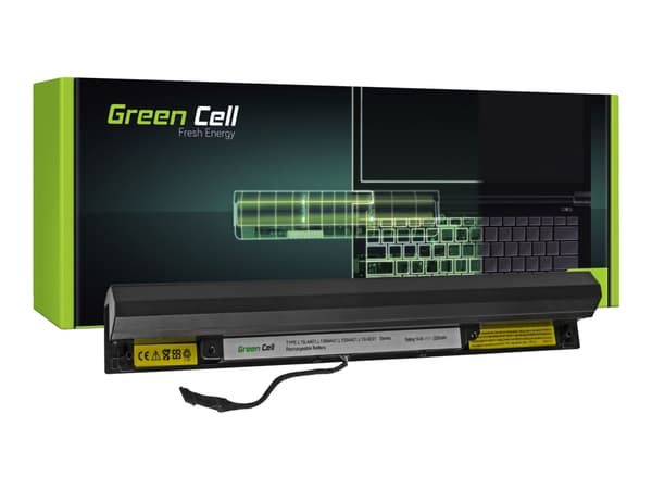 Green Cell - Batteri til bærbar PC - litiumion - 4-cellers - 2200 mAh - svart - for Lenovo B50-50; B71-80; IdeaPad 100-14IBD; 100-15IBD; 300-14ISK; 3