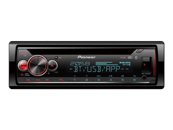 Pioneer DEH-S720DABAN - Bil - CD-modtager - korvakäytävään asennettava - Single-DIN - 50 watt x 4