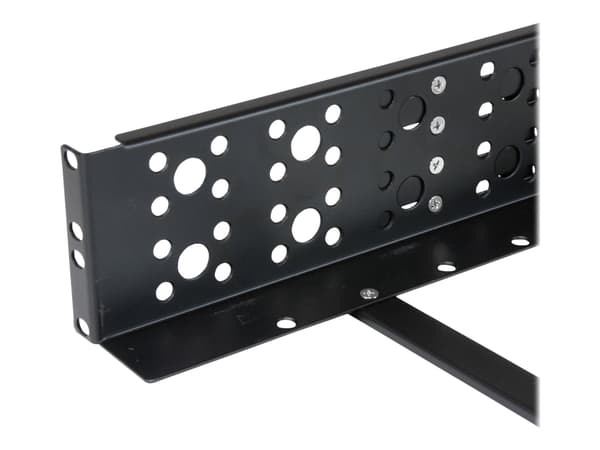 StarTech.com UNIRAILS2U, Kehikkokisko, Musta, Terästä, 45,3 kg, 2U, CE, UL, REACH, TAA