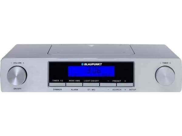 Blaupunkt KR12SL, Arbetsplats, Digital, FM, 0,8 W, LCD, Silver