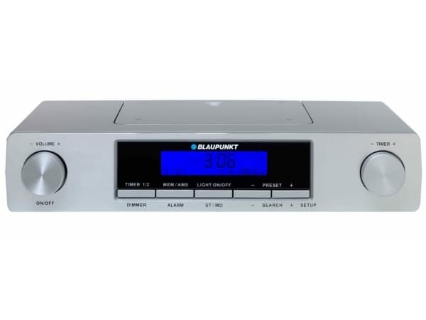 Blaupunkt KR12SL, Työpaikka, Digitaalinen, FM, 0,8 W, LCD, Hopea