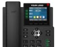 Miniatyrbild 2 av 5: Fanvil X3U, IP-telefon, Svart, Trådbunden telefonlur, Skrivbord/vägg, In-band, Out-of band, SIP-information, 6 linjer