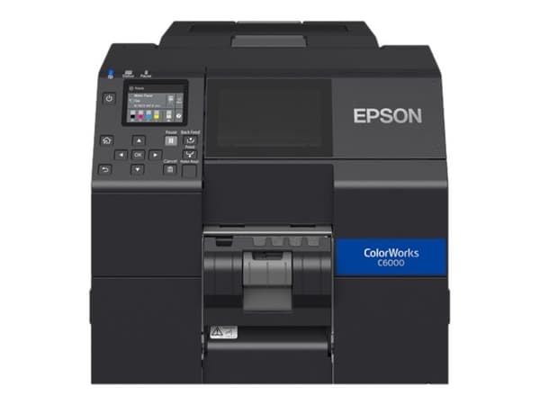 Epson ColorWorks CW-C6000Ae - Etikettskrivare - färg - bläckstråle - Rulle (11,2 cm) - 1200 x 1200 dpi - upp till 119 mm/sek (mono)/ upp till 119 mm/