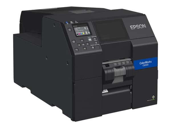 Epson ColorWorks CW-C6000Pe - tarratulostin - väri - mustesuihkutulostin - rulla (11,2 cm) - 1200 x 1200 dpi - jopa 119 mm/s (mono) / jopa 119 mm/s (