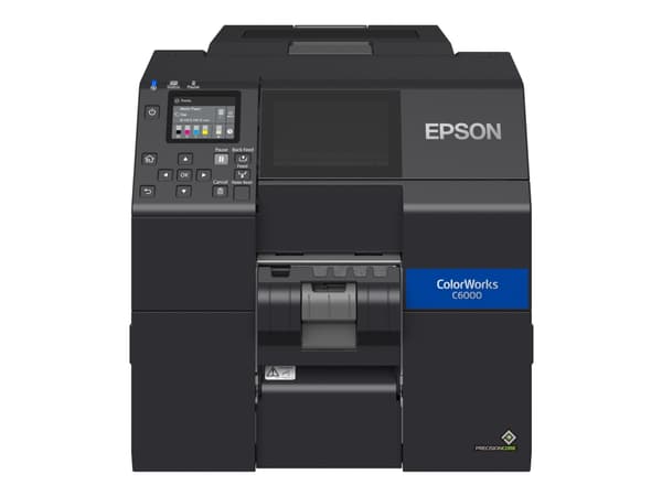 Epson ColorWorks CW-C6000Pe - tarratulostin - väri - mustesuihkutulostin - rulla (11,2 cm) - 1200 x 1200 dpi - jopa 119 mm/s (mono) / jopa 119 mm/s (