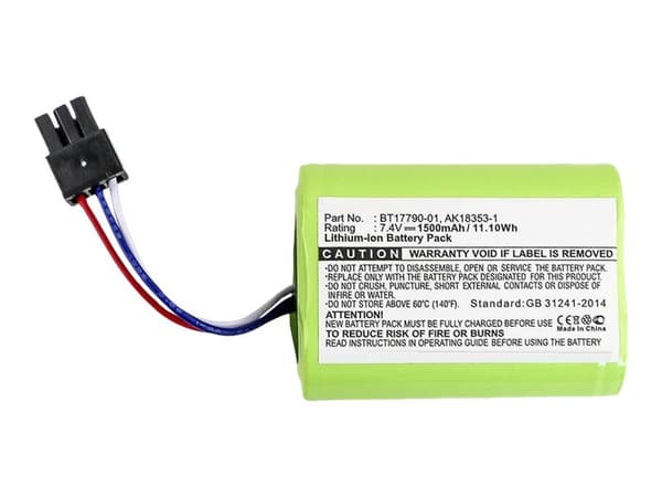 CoreParts - Håndholdt batteri - 1500 mAh - 11.1 Wh - svart