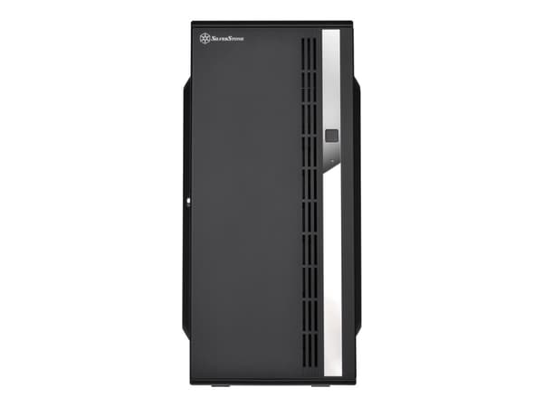 SilverStone Case Storage CS380 V2 - Tower - ATX - ingen strömförsörjning (ATX / PS/2) - svart - USB/ljud